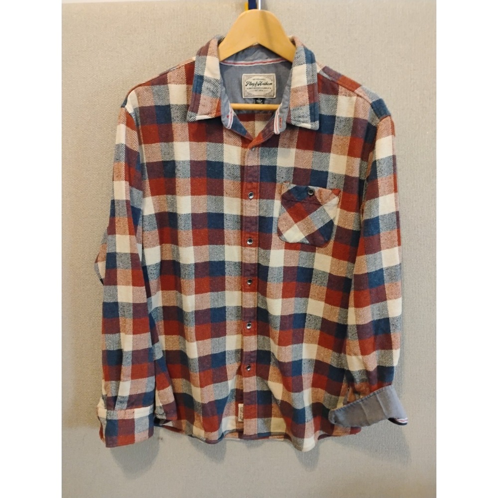 Flag & Anthem Flanel Shirt Size XL All Cotton